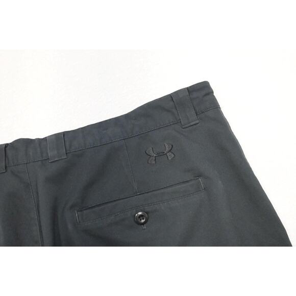 Under Armour Golf Pants Black Performance Stretch Pleated Athletic Mens 38 x 32 - Picture 8 of 9